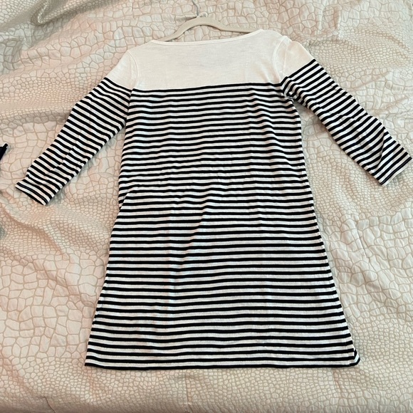 Joie striped dress navy XS - Picture 3 of 4
